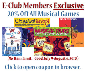 20% Off All Musical Games