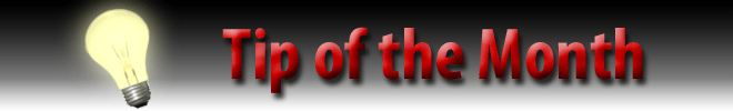 Tip of the Month