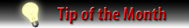 Tip of the Month