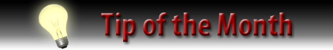 Tip of the Month