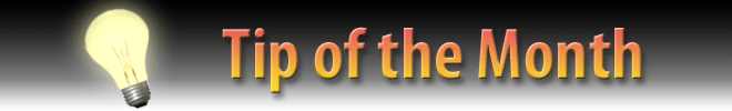 Tip of the Month