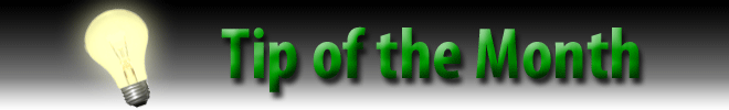 Tip of the Month