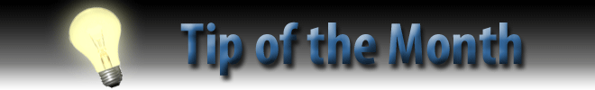 Tip of the Month