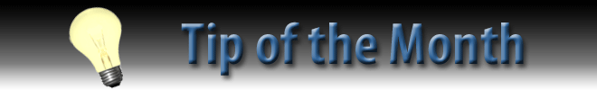 Tip of the Month