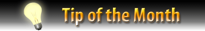 Tip of the Month