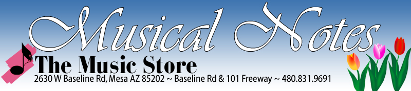 Musical Notes - The Music Store E-Newsletter