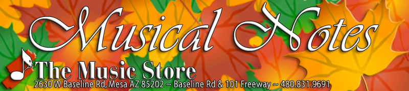 Musical Notes - The Music Store E-Newsletter