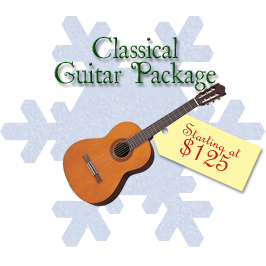Classical Guitar Packages starting at $125