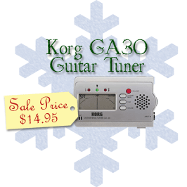 Korg GA30 Guitar Tuner - Sale Price $14.95