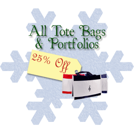 All Tote Bags & Portfolios - 25% Off!