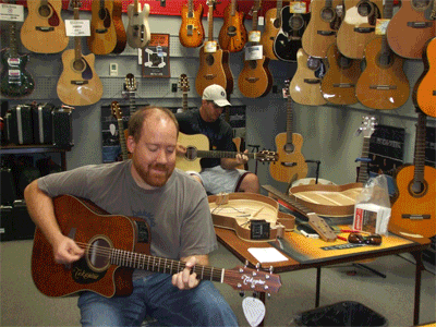 Attendents at our Takamine Test 	 					Drive received a new set of D'Addario strings