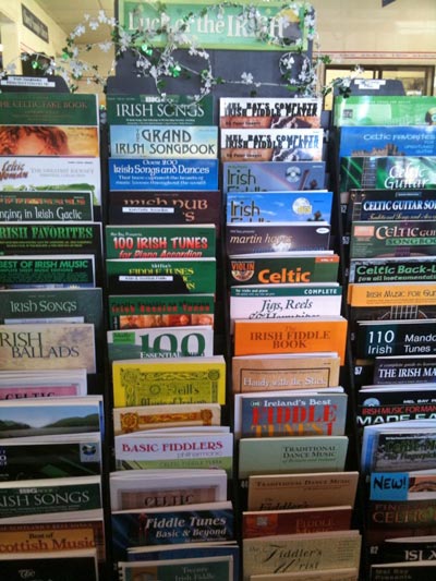 Traditional Irish music at The Music Store