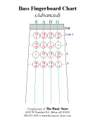Bass Fingerboard Chart - Beginning